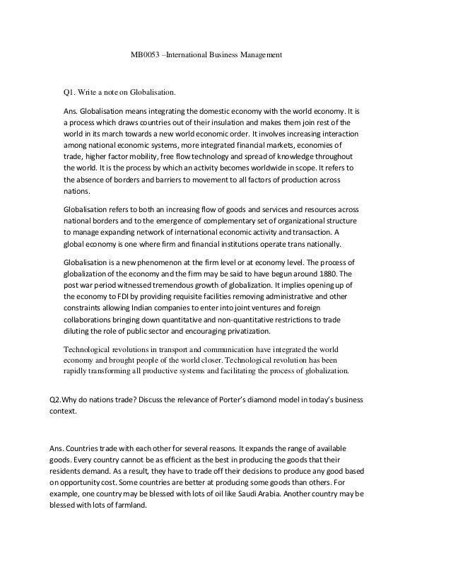 concept of globalization what is globalization in business